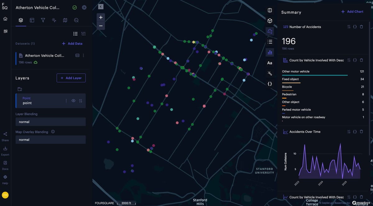 From Public Records Act Request to Interactive Map: Processing Vehicle Collision Data for Geospatial Analysis